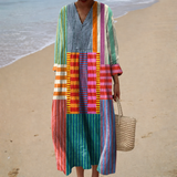 Robe d’Été Imprimée Flatteuse