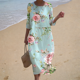 Robe longue fluide chic et confortable